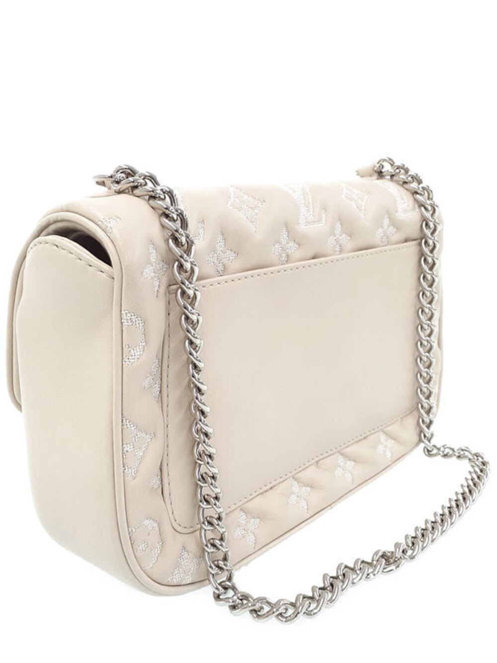 Louis Vuitton Monogram Pochette Chain Bag Shoulder Brown